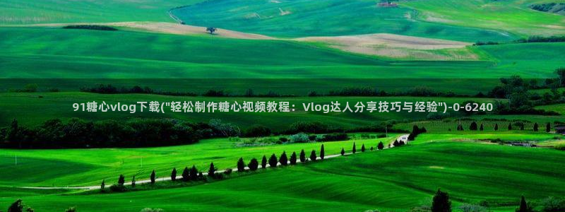 糖心vlog视频破解版：91糖心vlog下载(\